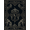 Black Gold, Pattern 10, variant on ODIKA 8'x10' Washable Area Rug Halloween Mushroom Sage Mauve Symmetrical Clusters Witchy Moody for Living Room, Under Sectional, Family , Durable, Non-Slip