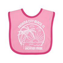 Inktastic Summer Vacation Mode Panama City Beach Florida Boys or Girls Baby Bib