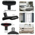 thumbnail image 4 of 8 Pcs Household Cleaning Vacuum Cleaner Attachments for Shop Vac Accessories - 2 1/2" to 1 1/4" Vacuum Hose Adapter, 1 7/8" to 1" Adapter, 1 1/4" Vacuum Brush Flexible Crevice Tool, 4 of 5