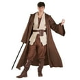 thumbnail image 2 of Morph Mens Star Fantasy Knight Costume Adult Hooded Robe Halloween Fancy Dress Halloween Green L, 2 of 7