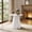 White, variant on 31.5" Round Dining Table Kitchen Table for 2-4 People, Wood Dinning Room Tables with Pedestal Base, Farmhouse Round Space Saving Dinner Tables for Kitchen, Dining Room