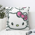 thumbnail image 5 of Hello Kitty Pillow Cover, Square Throw Pillow Cases For Couch Sofa Bed Living Room,Home Decorative, 20"X20", 5 of 9