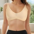 thumbnail image 2 of Bras for Seniors Seamless Wireless Posture Correcting Push Up Bra Anti Sagging Full Coverage Ice Silk Bra Womens Sports Bras No Wire, 2 of 8