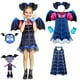 thumbnail image 2 of Halloweenl Vampirina Cosplay vestido niña niños princesa vestir disfraz niña disfraz carnaval fiesta disfraz máscara Vampire5-6T (tamaño 140) Gao Jinjia LED, 2 of 2