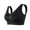 Black, variant on Women Casual Hollow Out Sport Bra - Breathable No Steel Ring Underwear