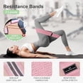 thumbnail image 6 of Behome 3 Pack Resistance Bands for Working Out, Fabric Exercise Bands with Workout Guide, Strength Training Bands for Legs, Glutes, Yoga, Pilates & Home Fitness, 6 of 6