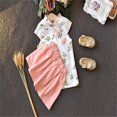 thumbnail image 4 of Fesfesfes Toddler Kids Baby Girl Outfits Clothes Embroidery Cheongsam Shirt Tops and Skirt Set Spring Saving, 4 of 9