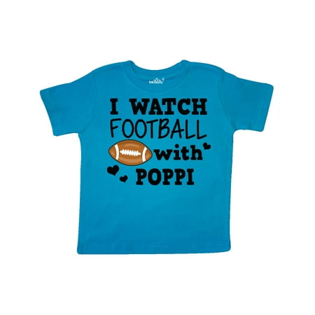

Inktastic I Watch Football with My Poppi Gift Toddler Boy Girl T-Shirt