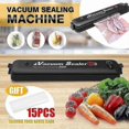 thumbnail image 3 of （US Plug）Food Vacuum Sealer Saver Machine Home Sealing System Meal Fresh Saver Packing Ns2, 3 of 5