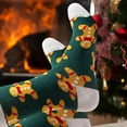 thumbnail image 3 of YUNOVA 5 Pairs Christmas Socks for Women Men, Fun Holiday Novelty Crew Socks with Santa Snowman Reindeer, Soft Stretchy Xmas Stocking Stuffers Gifts for Family​, 3 of 4