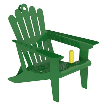 Adirondack Squirrel - Belle Fleur - Bird Feeders Stokes Select Adirondack Squirrel Chair Feeder, One Corn Cob Capacity, Green, CAPACITY: Holds up to 1 corn cob By Belle Fleur Bird Feeders