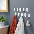 thumbnail image 1 of 10 Piezas Gancho de Pared Adhesivo, Gancho de Pared para Baño, Colgador de Toallas para Platos de Cocina, Gancho para Toallas de Acero Inoxidable, Gancho de Acero Inoxidable 304, Gancho de Metal Autoa, 1 of 5