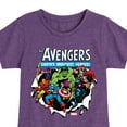 thumbnail image 3 of Marvel The Avengers - Paper Rip - Toddler And Youth Girls Fitted Short Sleeve Graphic T-Shirt, 3 of 5