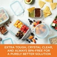 thumbnail image 5 of LocknLock Purely Better Square Food Storage Container with Divider, 29-Ounce, 5 of 8