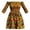 FS1380, variant on Bintarealwax African Dresses for Women Floral Off the Shoulder Mini Smocked Dress with Short Sleeve Party