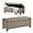 Light Brwon 45", variant on Tabaray Storage Bench, Linen Upholstered Bed End Storage Ottoman Bench,Tufted 45" Long Ottoman Bench with Storage for Bedroom, Living Room Entryway Window (Light Brwon 45")