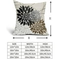 thumbnail image 4 of 4th of July Pillow Covers 18x18 Inch Patriotic Decorations Blue Red Dahlia Flower Throw Pillows Farmhouse Outdoor Decor for Home Living Room Sofa Couch Bed Floral Linen Square Cushion Case, Set of 2, 4 of 6
