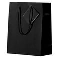 thumbnail image 3 of JAM Paper Medium Glossy Gift Bags, 8 x 10 x 4, Black, 3 per Pack, 3 of 4