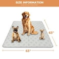 thumbnail image 6 of FXW Washable Pee Pads for Dogs,63" x 63" Indoor Dog Pee Pad Pet Fence Area Floor Mat with Super Absorbent, Reusable Liners for Dog Play Pen, 6 of 7