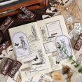thumbnail image 3 of Set de Sellos de Goma Florales SWEETDEER de 8 Piezas con Base de Madera, 3 of 9