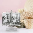 Kozecal Table Decoration,Rotating Menu Frame,Metal Home Rotating Photo