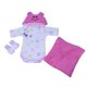 thumbnail image 2 of Mamelucos + Sombrero + Calcetines de Conejo + Manta de Felpa Accesorios para 16 Pulgadas - 18 Pulgadas Bebé Recién Nacido Muñecas Sunnimix Traje de la manta de los mamelucos de la muñeca, 2 of 8