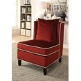 thumbnail image 1 of ACME Ozella Accent Chair in Red Velvet, 1 of 2