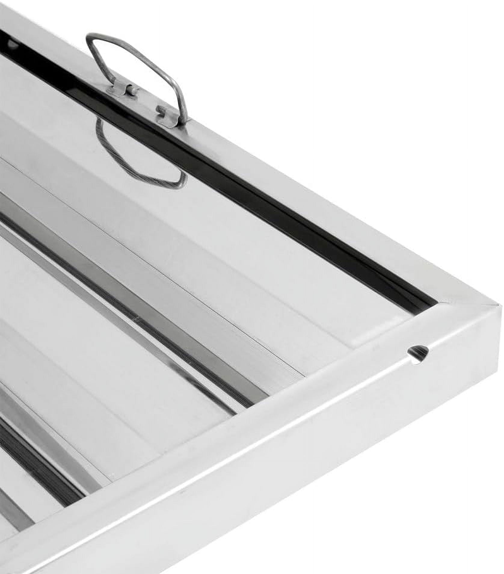 TrueCraftware-Stainless Steel 20" W x 20" H Commercial Kitchen Hood Filter- Restaurant Hood Filters Range Hood Filter Range Hood Baffle Grease Filter Kitchen Exhaust Hoods