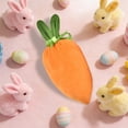 thumbnail image 4 of Aoznliie Easter Candy Bags, Drawstring Treat Bags with Bunny Design, Reusable Goodie Bags for Kids Easter Egg Hunt Party Favors, 9.5x4 Inch (Pink, Yellow, Orange), 4 of 6
