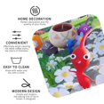 thumbnail image 3 of Lsque Pikmin Pattern 4" Drink Coasters Set of 4, PVC Leather Absorbent Coasters, Table Coaster Set Decorative Coffee Cup Coasters Housewarming Gift, 3 of 7