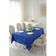 thumbnail image 5 of 60"x 126" Rectangle Polyester Tablecloth Royal Blue- 1pc. for Home décor, Weddings, Party events, or Restaurants., 5 of 7