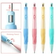 thumbnail image 5 of Naierhg Mechanical Pencil Set Corrects Posture Pencil Set with 2.0MM Refill Soft Silicone Pencil with Sharpener for Writing Drawing Home Office Classroom, 5 of 8