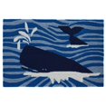 thumbnail image 1 of Trans-Ocean Imports FTP12443604 Tapis Rectangulaire Intérieur & Extérieur Liora Manne avec Pompons - Ocean, 1 of 1