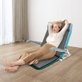 thumbnail image 6 of Lake Blue+Grey Adjustable Bed Backrest with Armrest,Beach Chair Reading Bed Rest Pillows,Lifting Backrest Portable Folding Sit-Up Back Rest,Neck Lumbar Back Support with Head Pillow, 6 of 25