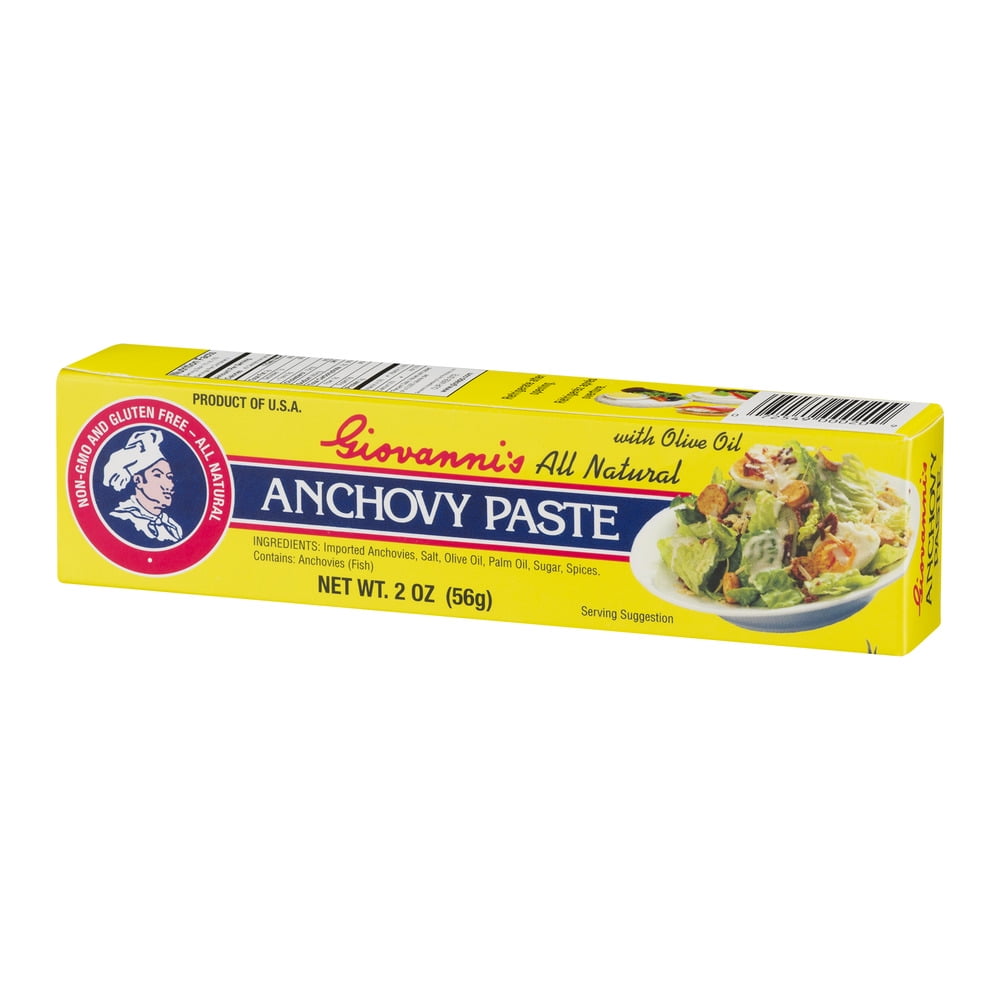 (5 pack) Giovannis Appetizing Food Prod Giovannis Anchovy Paste, 2 oz