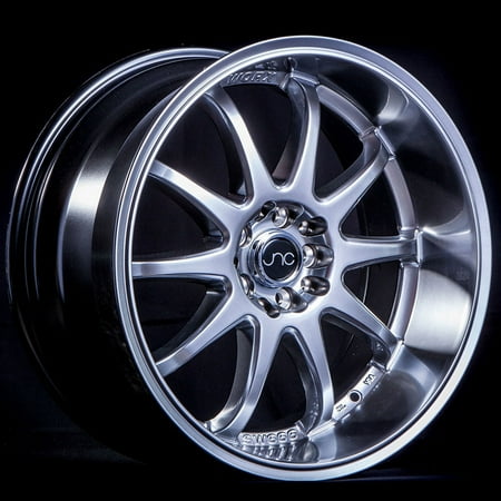 For 18x8 inch (1 Single Wheel Only) JNC Wheels - 18" JNC019 Hyper Silver Rim - 5x100/5x114.3 JNC Wheels-18515344006