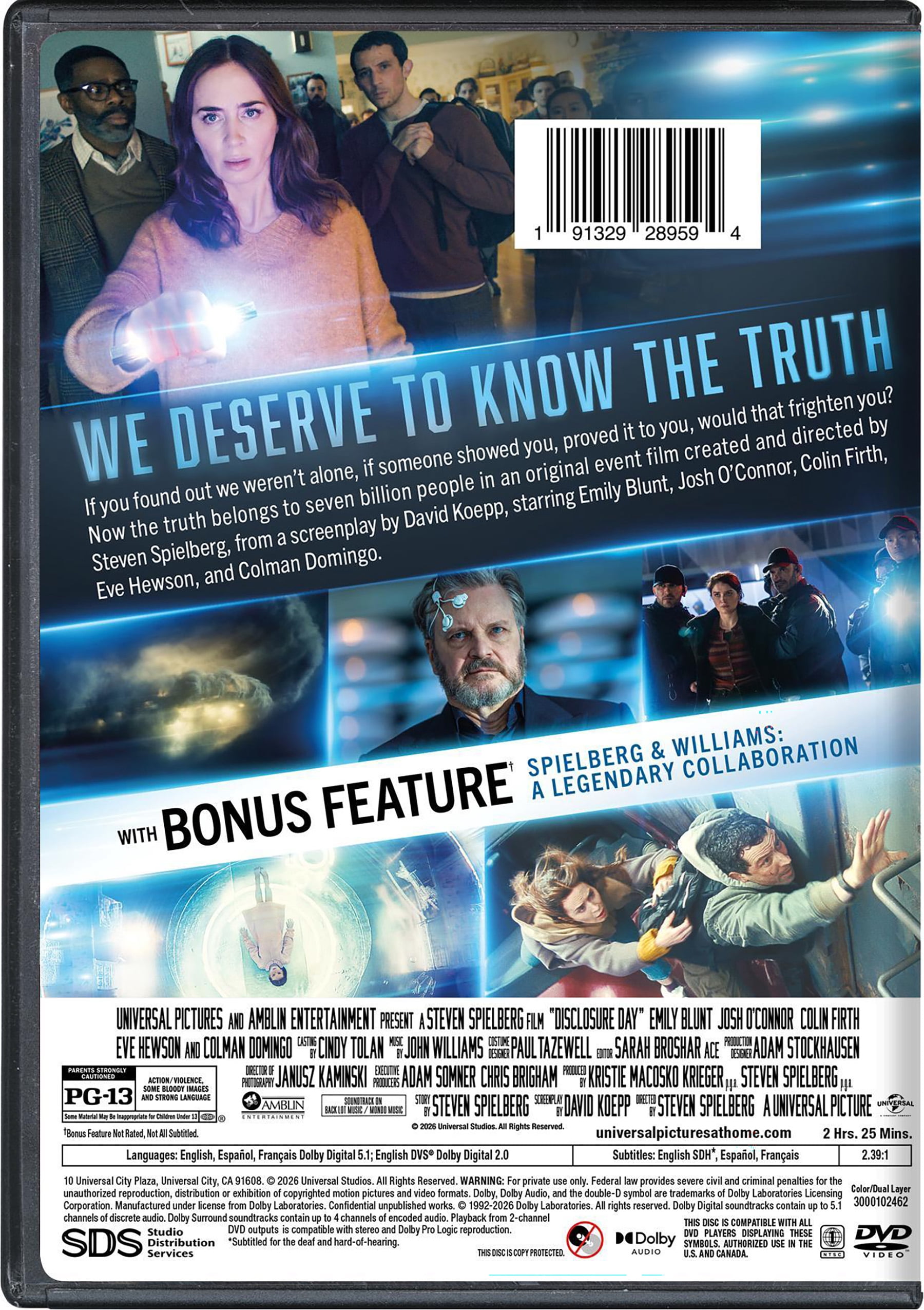 Disclosure Day (DVD) Universal, Science Fiction