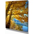 thumbnail image 2 of Bright Yellow Autumn Tree - Oversized Landscape Canvas Art, 2 of 3