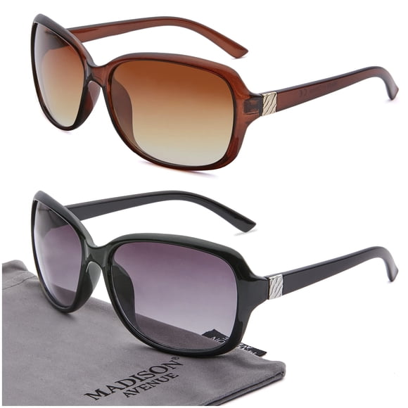 Gafas de Sol Madison Avenue Clásicas Vintage con Protección UV400 para Mujer