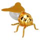 thumbnail image 1 of Tarro de especias en forma de abeja, mini Tarro de Miel, dispensador Tarro Miel de Vidrio receptor para condimentos sal azúcar, receptor para condimentos para cocina casera, 1 of 7