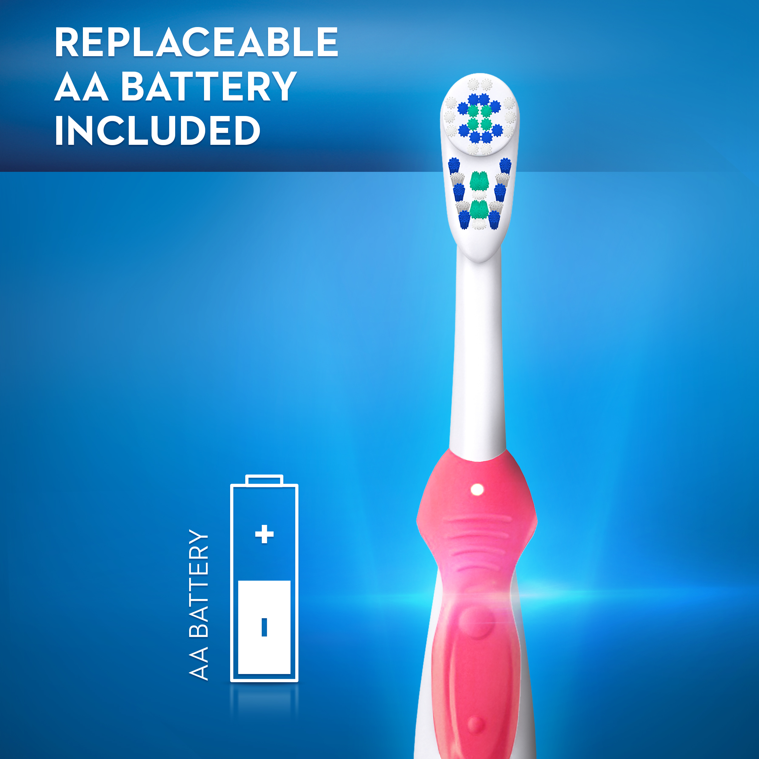 Oral-B Complete Battery Powered Toothbrush, 1 Count, Full Head, for Adults and Children 3+ - image 5 of 9