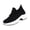 Black, variant on Women's Closed Toe Backless Mules, Breathable Mesh Easy Wear Walking Shoes, Durable Sole Standing Support Vintage Loafers Black