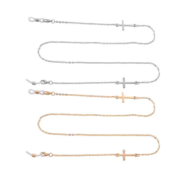 SEWACC 2 Pcs Cordons de Lunettes Alliage Style Rétro Antidérapant Usage Quotidien Femmes Rentrée Scolaire