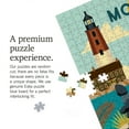 thumbnail image 4 of Lantern Press 1000 Piece Jigsaw Puzzle, Montauk, New York, Beach Geometric, 4 of 5