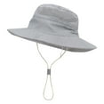 thumbnail image 2 of hengsof Unisex Baby Sun Hat with UPF 50+ Outdoor Adjustable Beach Hat,Baby Girl Wide Brim Bucket Hats for Infant Toddler Little Boy, 2 of 7