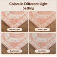thumbnail image 7 of Design&I 8'x10' Washable Area Rug Extra Large Skid-Resistant Low Profile Pink Boho Vintage Ornate Southwestern Border Distressed Scroll for Living Room, Family, 7 of 7
