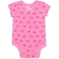 thumbnail image 5 of Minnie Mouse Girls 4 Pack Character Onesie With Stickers, Infant, 5 of 6