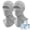 Light gray, variant on 2PCS Sport Summer Balaclava Ski Mask,Cooling Face Cover Lightweight for Men Women UV Protector Unisex Suit for Cycling/Hiking/Fishing/Motor-sport
