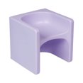 thumbnail image 1 of ECR4Kids Tri-Me 3-In-1 Cube Chair, Kids Furniture, Light Purple, 1 of 1