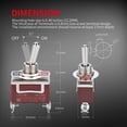 thumbnail image 3 of Interruptor de seguridad DaierTek 20A 12VDC/120VAC con tapa, 3 of 8